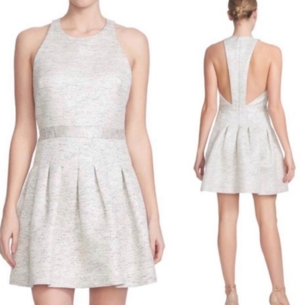 𝅺NEW! CECE Aubrey Racerback Fit & Flare Dress 8.